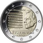 2 евро Люксембург 2013 год 125 лет со дня рождения Франса Эмиля Силланпяя