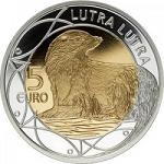 5 евро Люксембург 2011 год Обыкновенная выдра