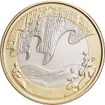 5 евро Финляндия 2012 год Северная природа. Зима